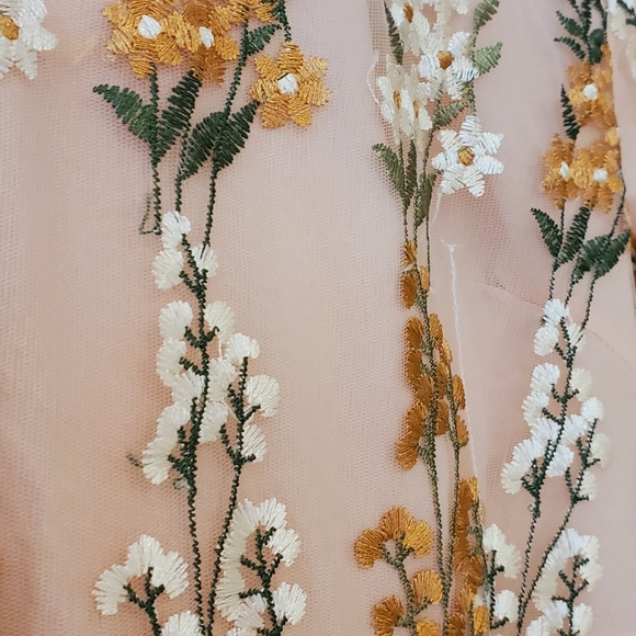 Beautiful Floral Embroidered Dress - Picture 7 of 10